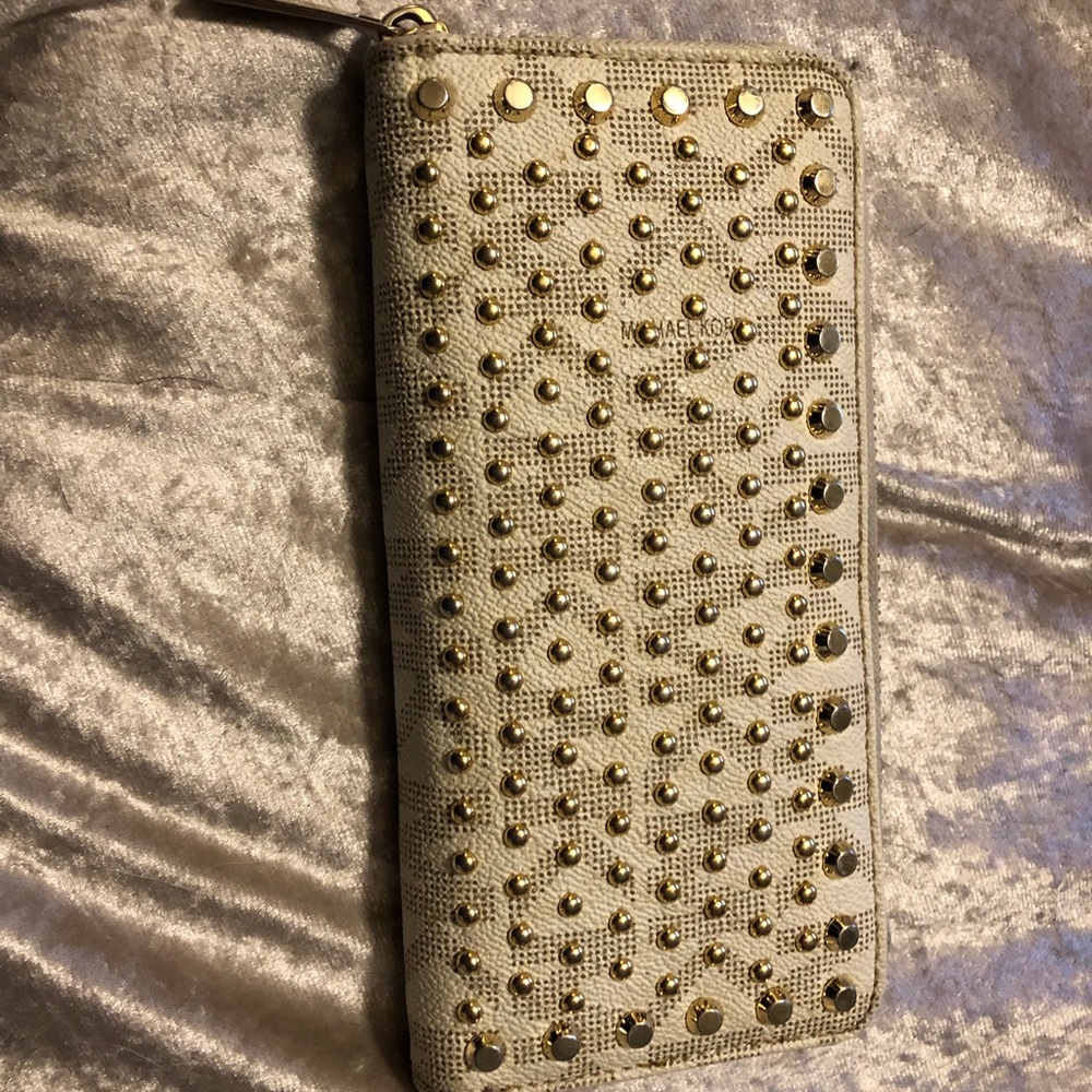 MK Studded Wallet